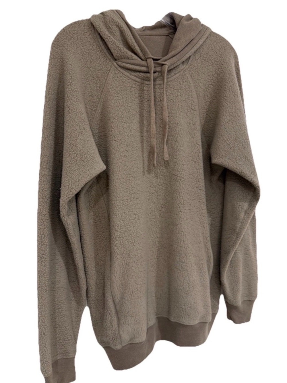 ALO Yoga Taupe Sherpa Hoodie